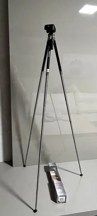 Tripé Platinum Plus da Sunpak 4200XL (preto) - Foto 2