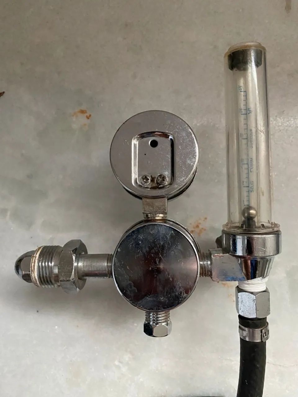 Regulador Para Gás Argônio Com Fluxômetro De Pressão (caixa de isopor de brinde) - Foto 3