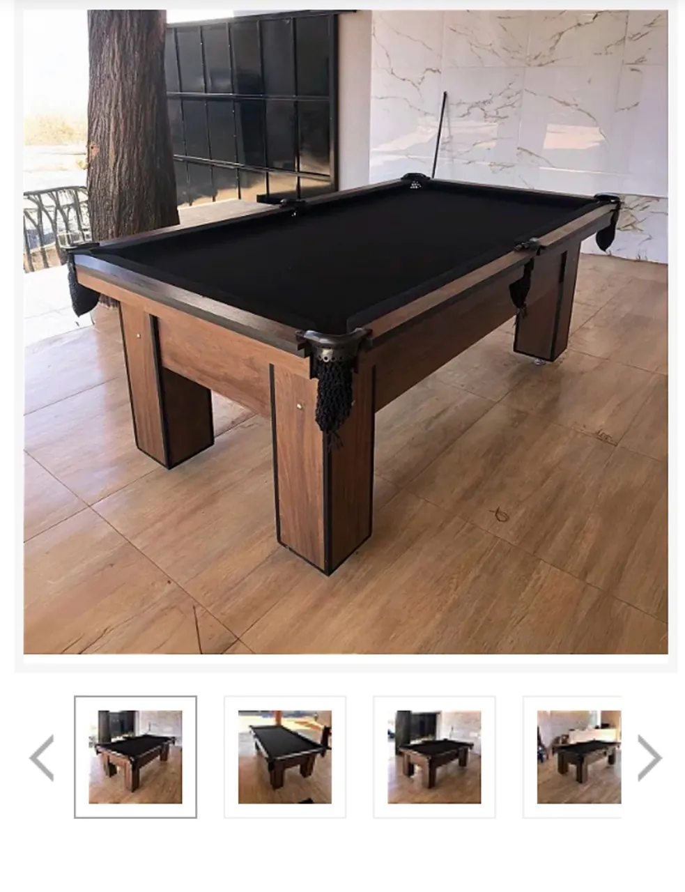 Mesa de Sinuca Elegante em Madeira