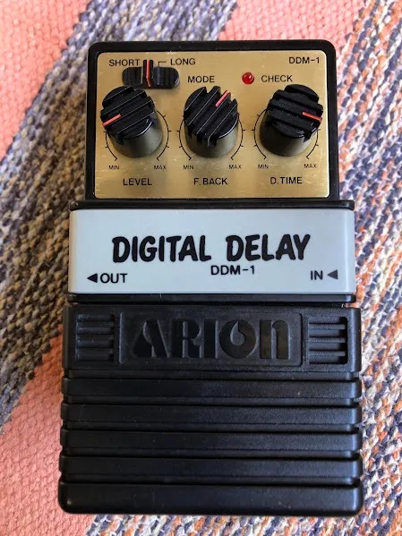 Pedal Digital Delay DDM-1 Arion(Vintage)parcelo no Olxpay/ML avalio troca"NÃO faço Enjoei"