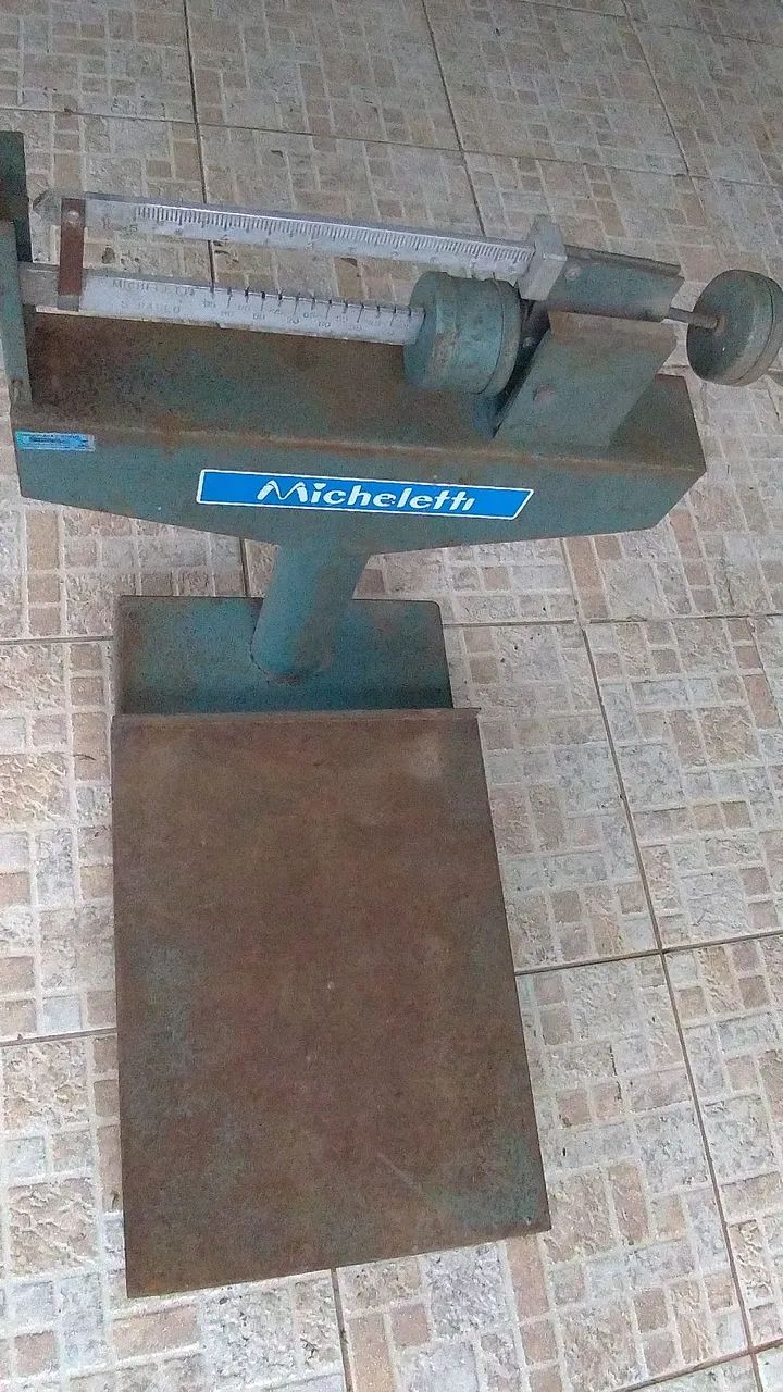 Balança plataforma antiga 100kg  - Foto 2