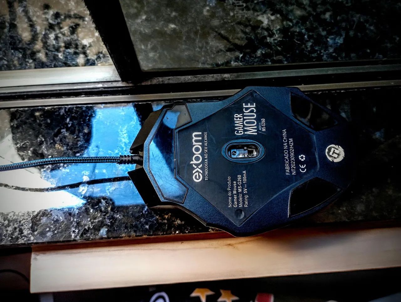 Mouse Gamer Exbom com DPI Ajustável - Foto 4