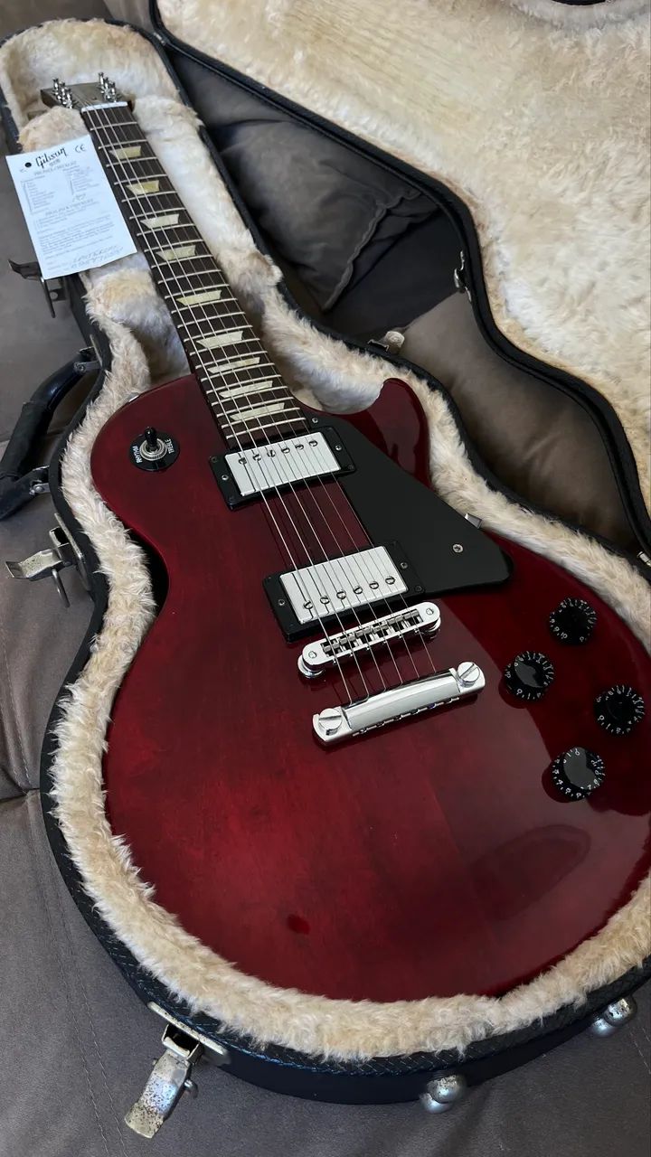 Guitarra Gibson Studio Wine Red + Case!