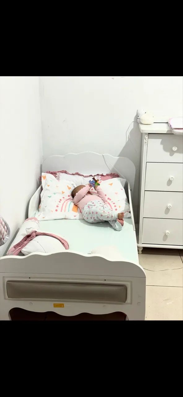 Berço Mini Cama 100% MDF Com Capitone - Matic - Foto 2