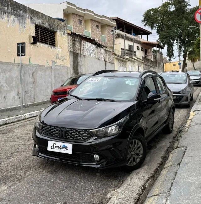 Fiat Argo 1.8 Trekking Automático Preto Ano 2021 - Foto 3