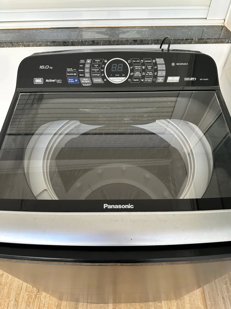 Lavadora Panasonic 16kg Active Foam Econavi