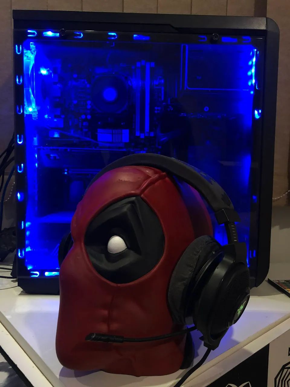 SUPORTE HEADSET DEADPOOL  - Foto 5