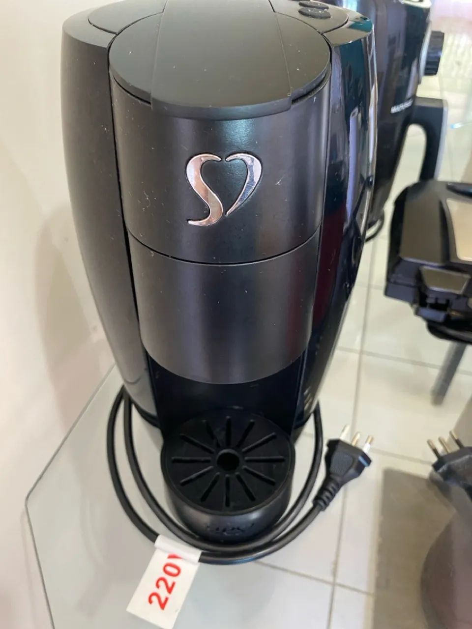 Cafeteira 3 corações 