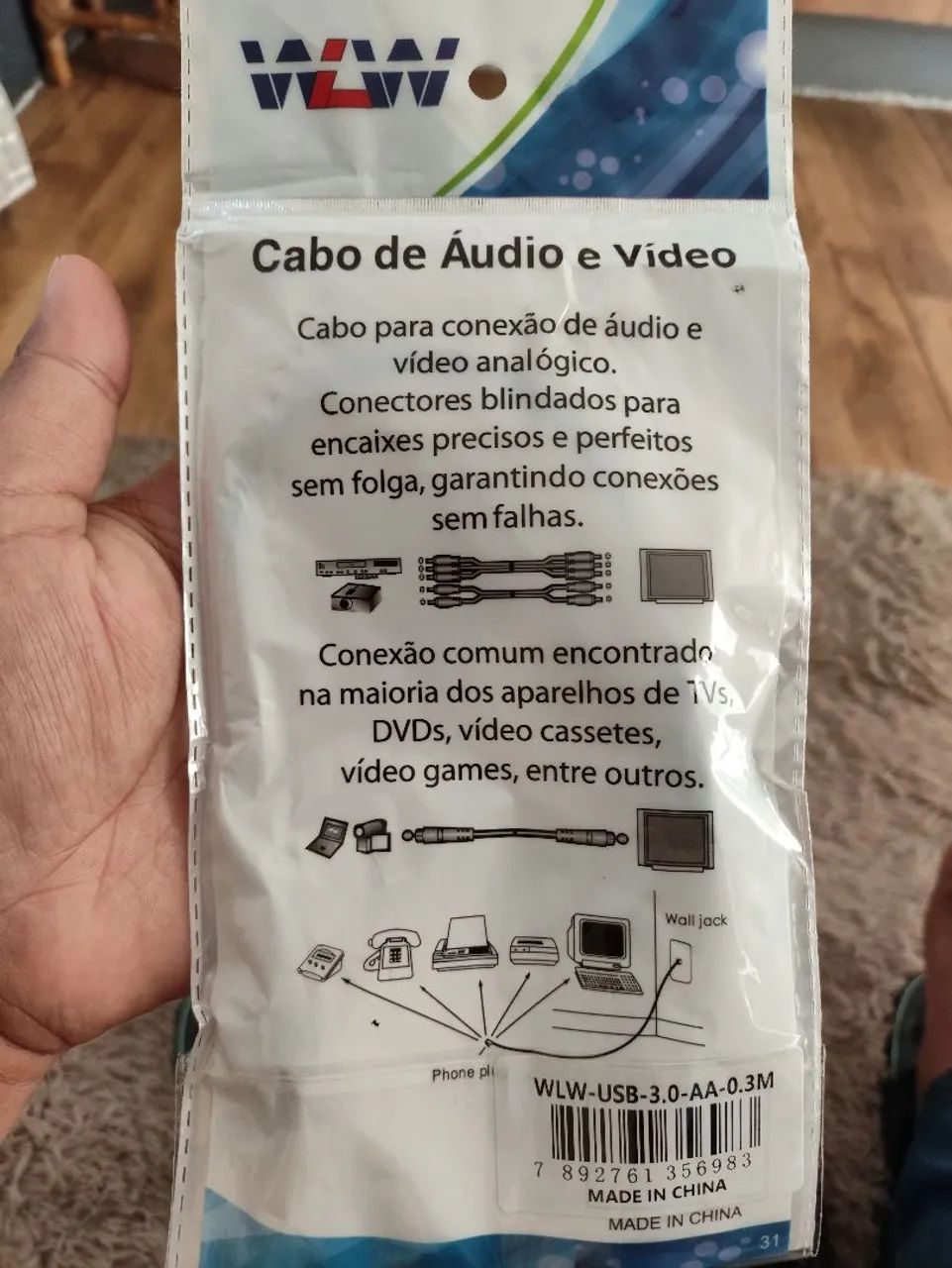 Cabo de áudio e vídeo - USB 3.0 - Foto 2