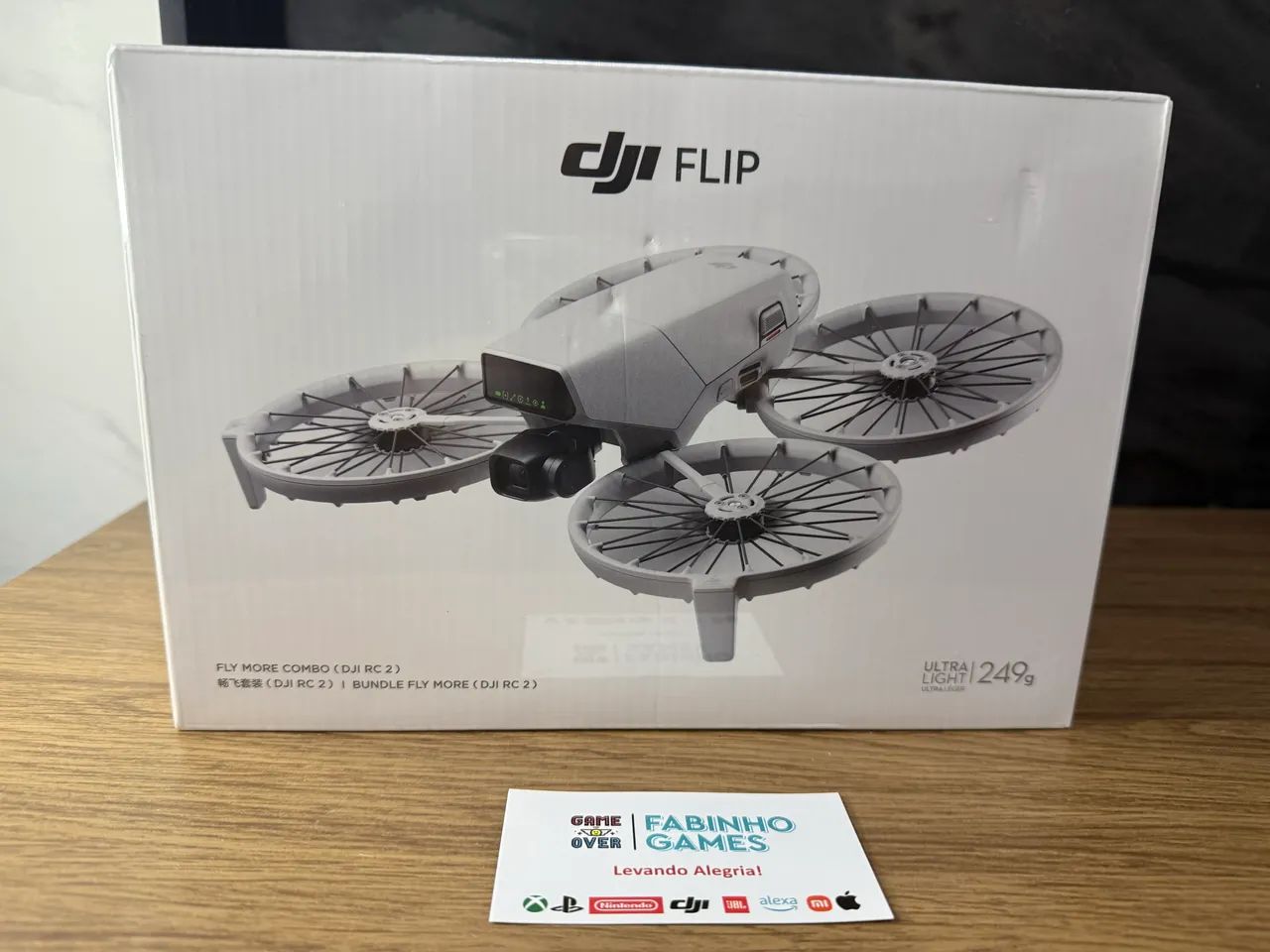 DRONE DJI FLIP FLY MORE COMBO COM 3 BATERIA NOVO/LACRADO - Foto 2
