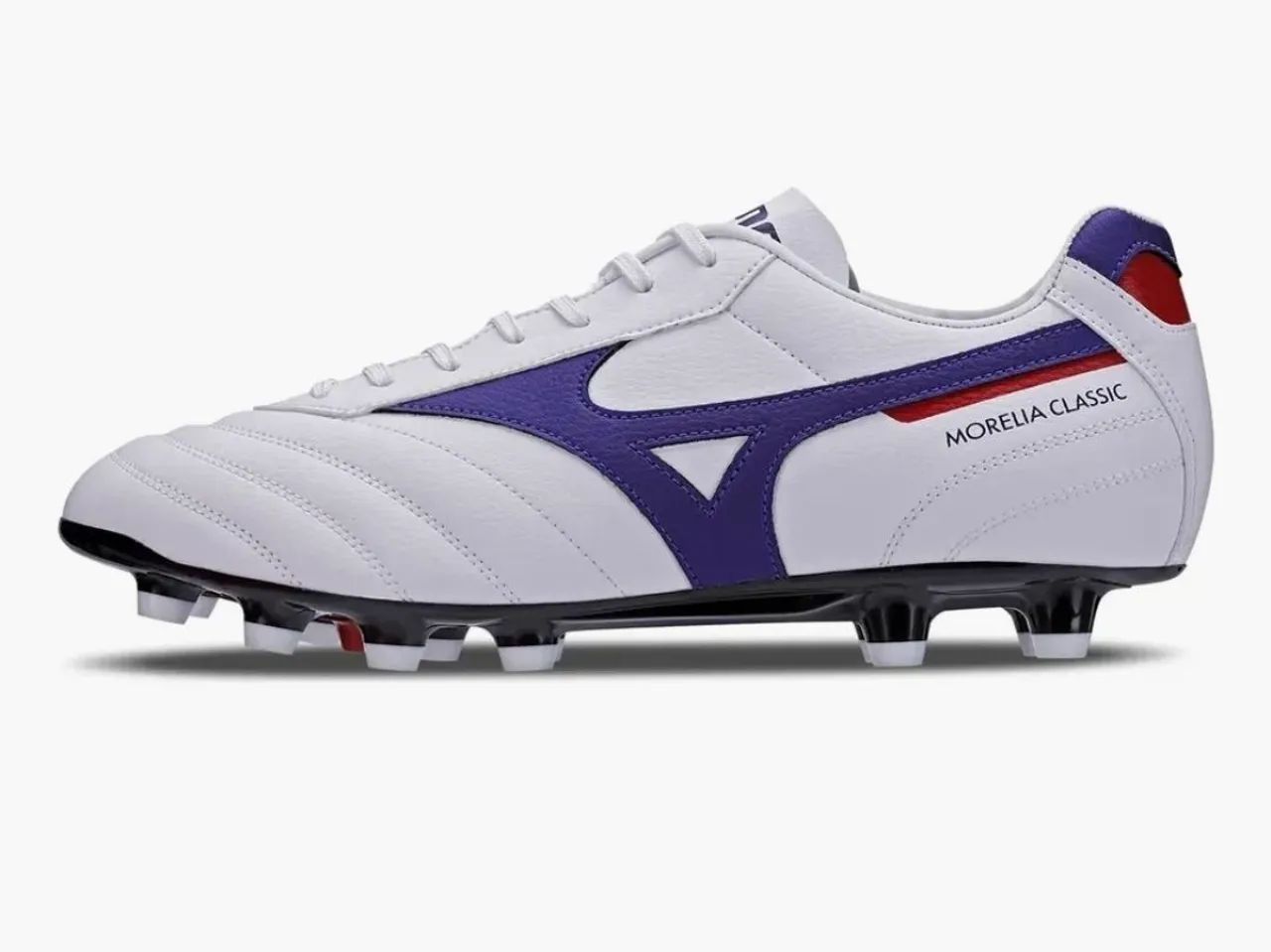 Chuteira Mizuno Campo Morelia Cassic MD Branca - Calçados