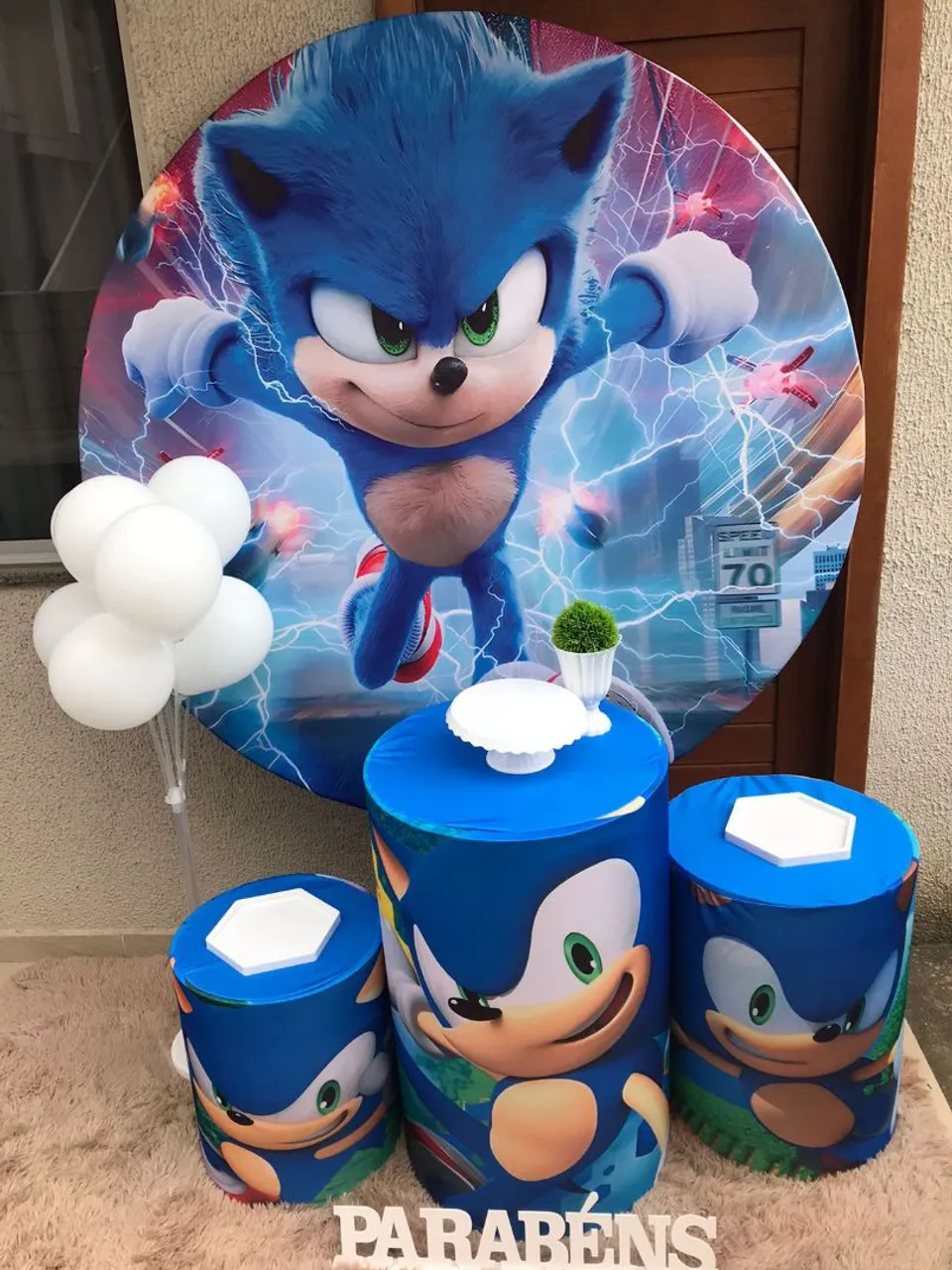 Decoração Festa Sonic Completa - Lindíssima!