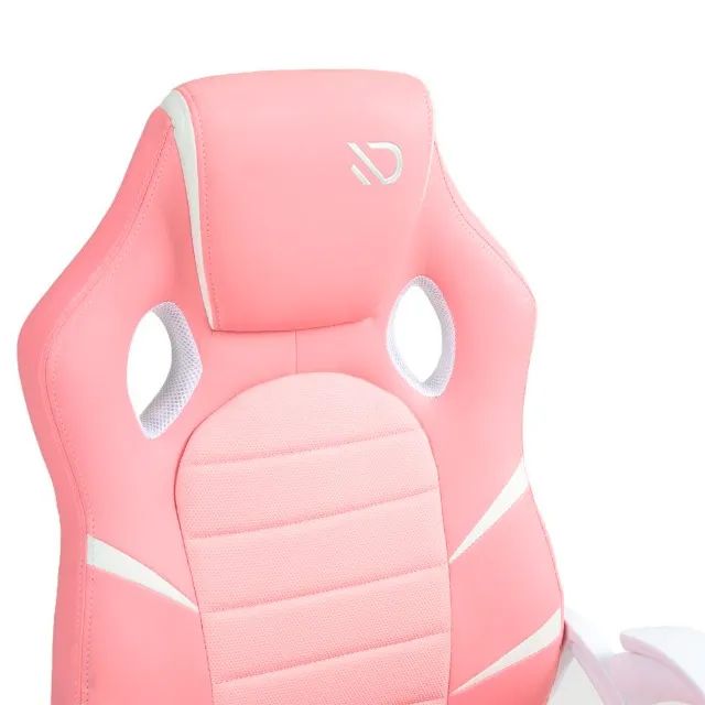 Cadeira Gamer Duex Infinite Boost Pink DX9002PW - WZetta - Foto 3