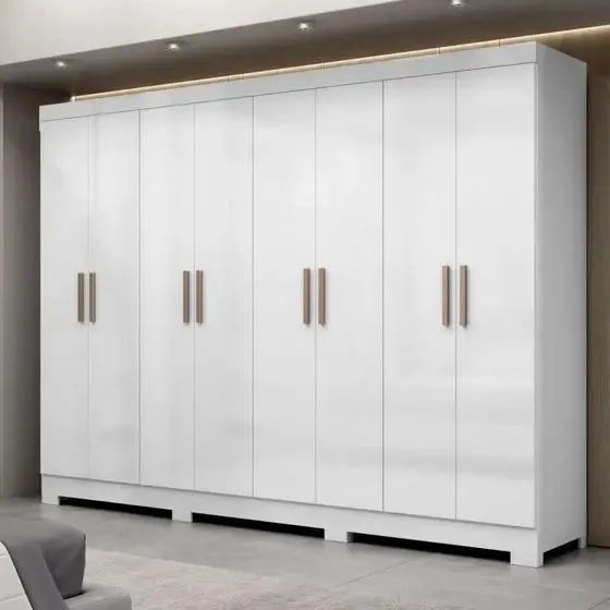 Guarda-Roupa Moderno e Espaçoso com 8 portas e 4 gavetas  - Foto 2
