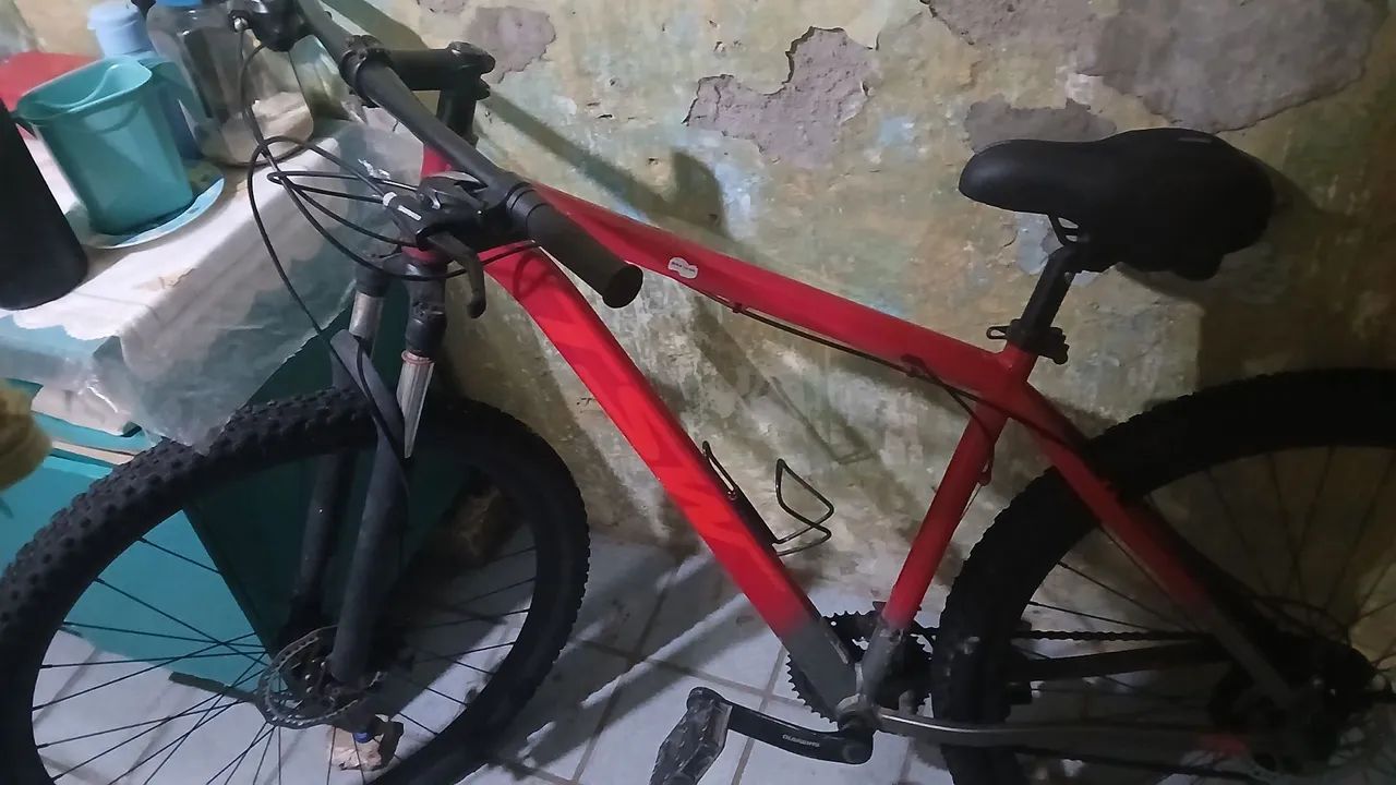 Bicicleta Aro 29 Vermelha - Foto 4