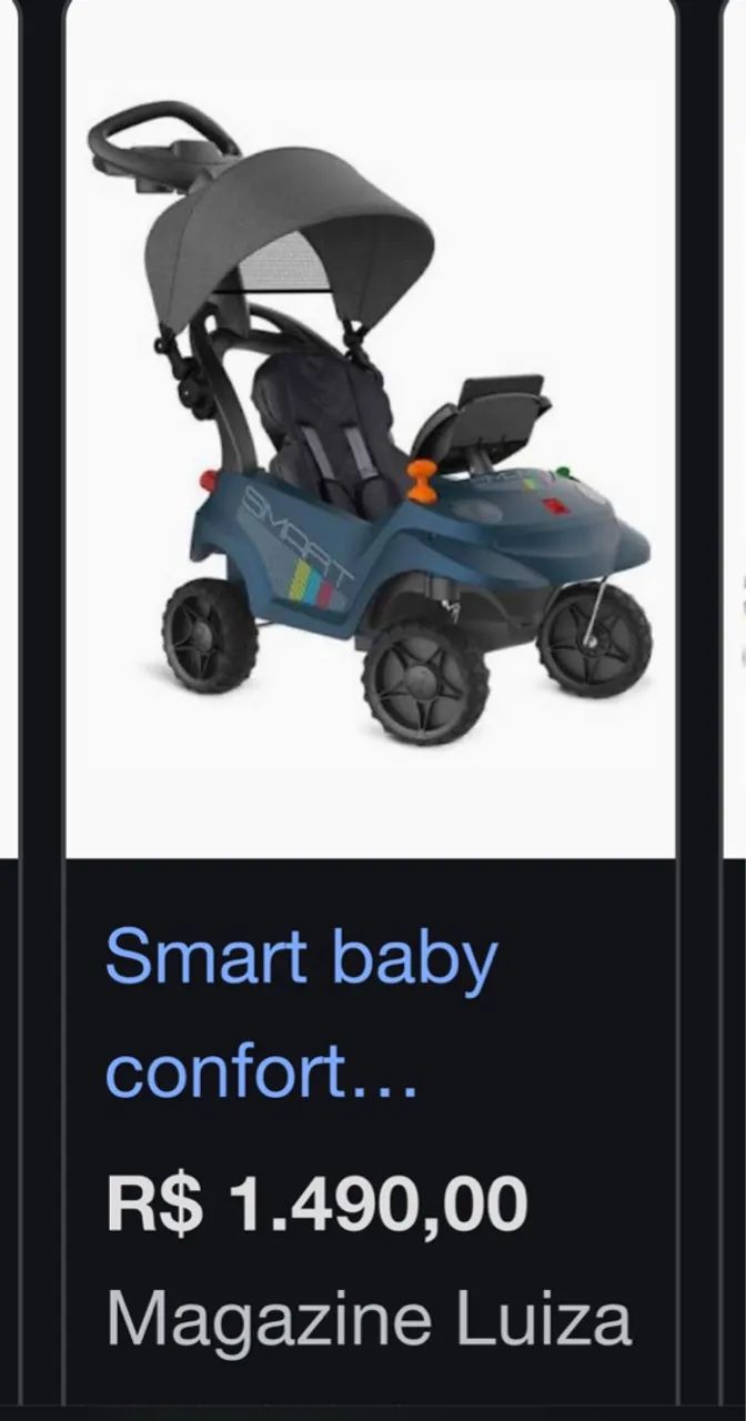 Smart Baby Confort - Carrinho de Bebê
