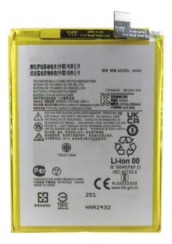 Bateria Motorola Moto E22 Xt2239 NH40