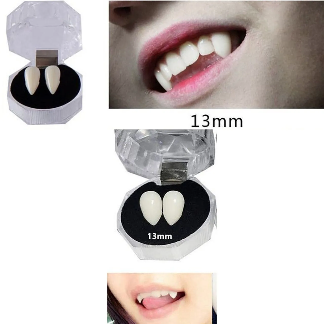 Dentes par de Presas de Vampiro