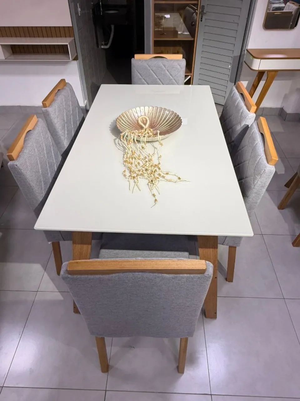  CONJUNTO MESA DOBUE NOVA YORK + 6 CADEIRAS STELLA J SILVA - Foto 2
