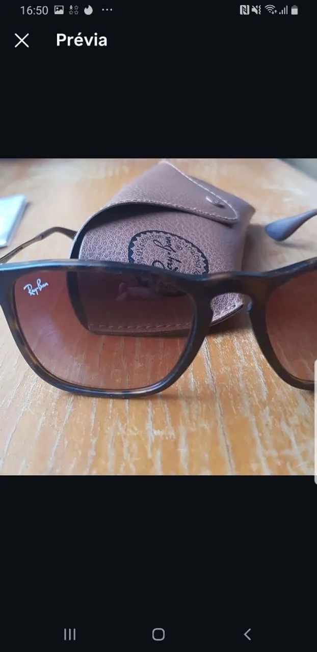 Oculos Top Ray Ban Chris Original