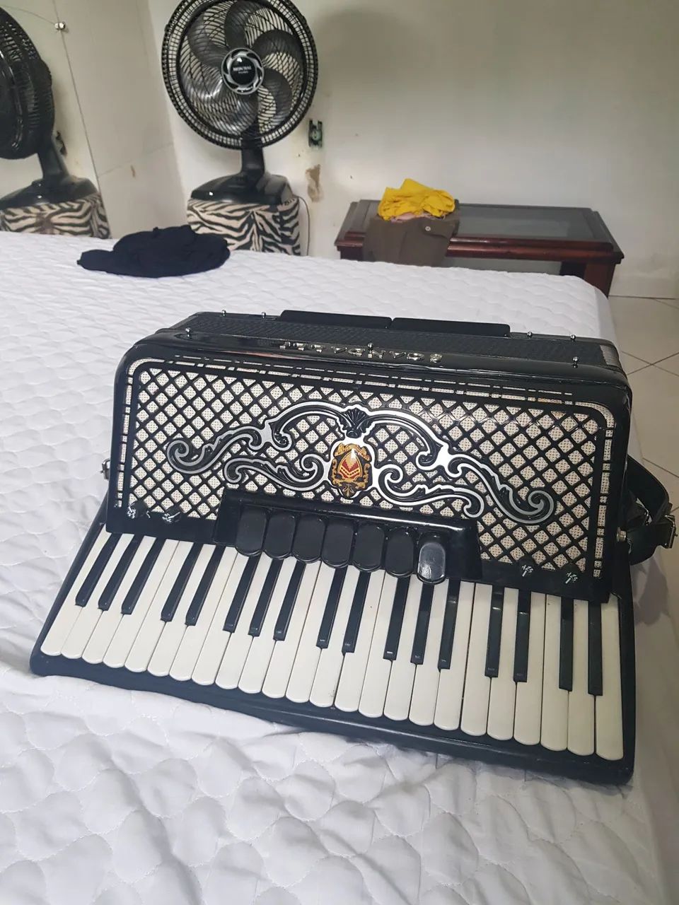 Acordeon/Sanfona Sacandalli 120 baixos