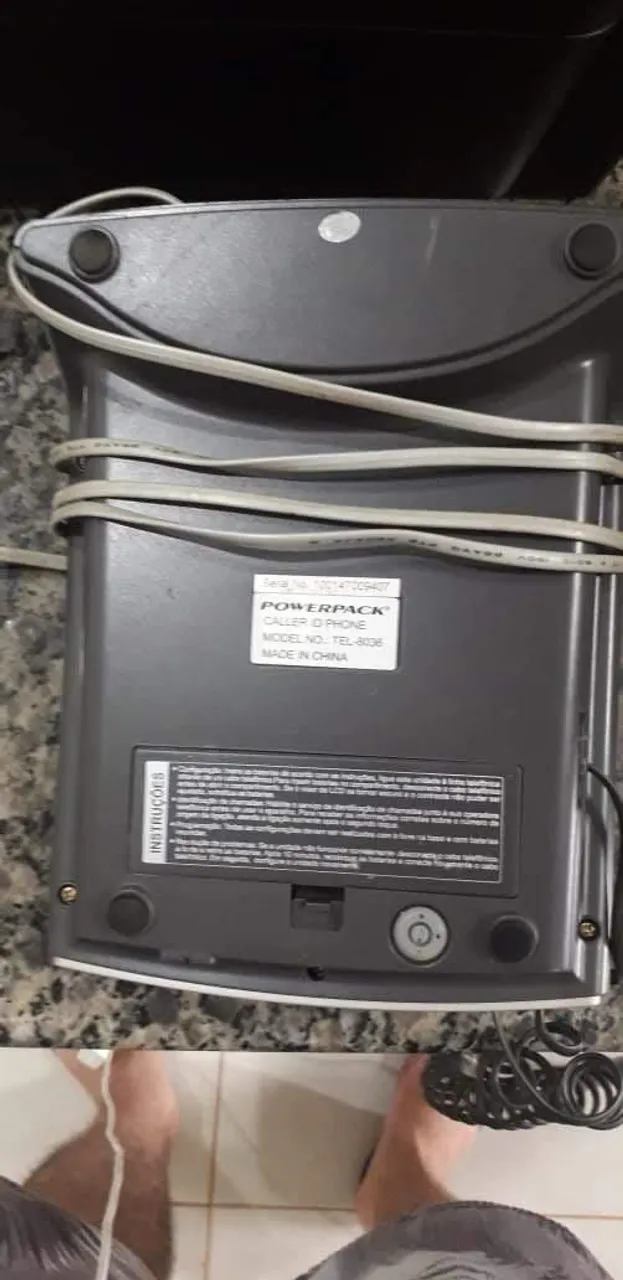 Telefone com Identificador de Chamadas Powerpack