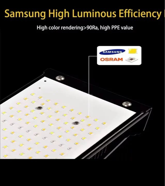 LED Grow Light Full Spectrum LED chips Samsung LM281B, AC85-265V, 50W - Foto 3