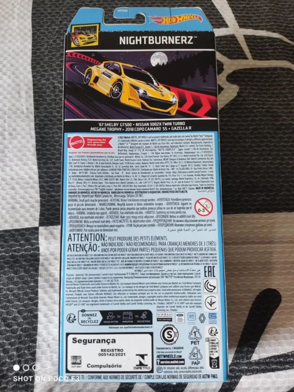 Hot Wheels Nightburnerz - pack 5 carros - Foto 2