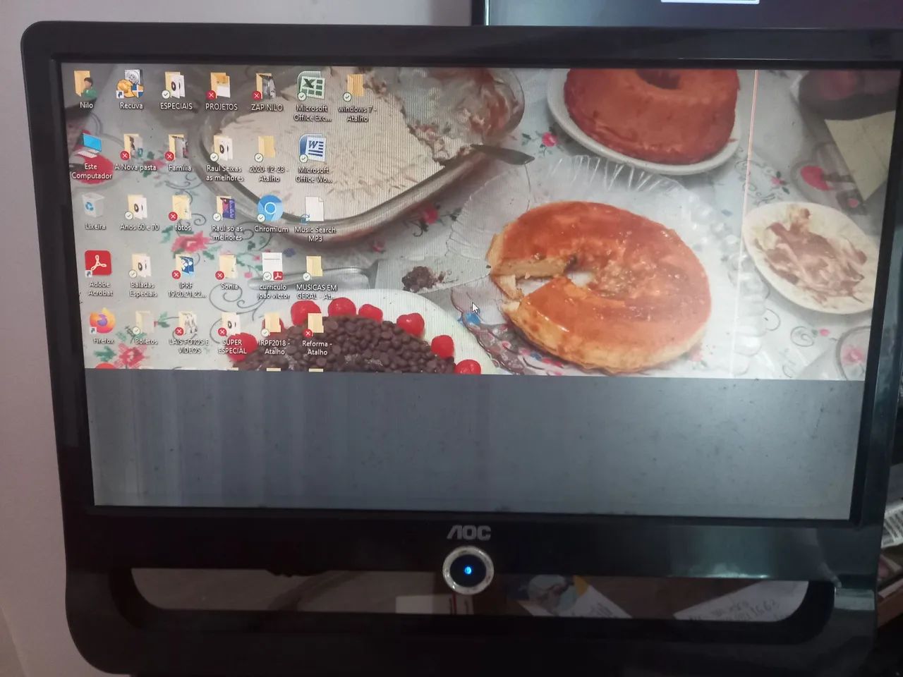 Monitores AOC 19 polegadas com defeito. Leia o anúncio por favor. - Foto 3
