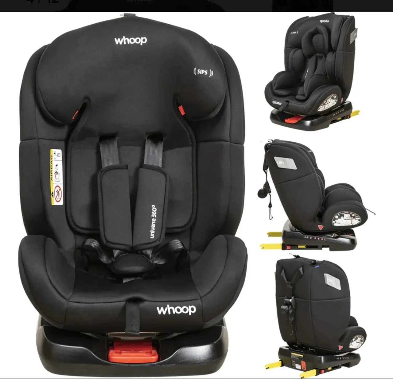 Cadeira para Auto Whoop Universe 360° SIPS
