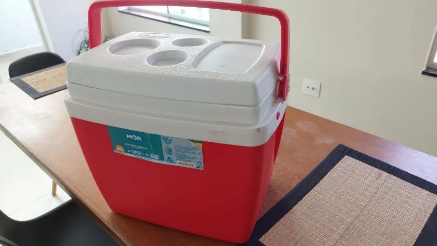 Cooler - Caixa Térmica 26 Litros Mor Vermelho