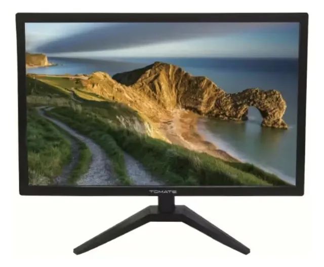 Monitor Gamer Led 19'' Polegadas 60hz Hd Wide Hdmi Vga Cor Preto 110V/220V - Foto 4