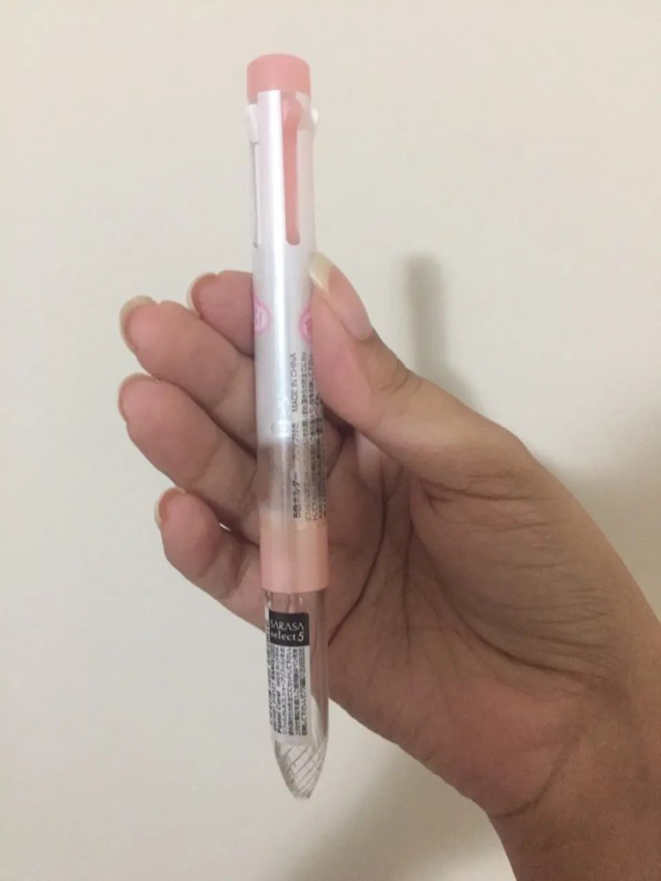caneta 5 cores sarasa
