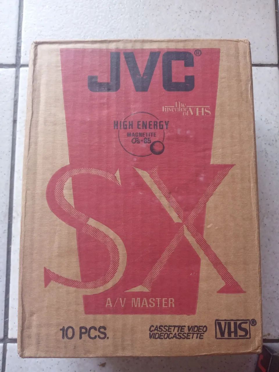 Fitas VHS JVC SX T-120 Lacradas Caixa Com 10 Unidades  - Foto 3