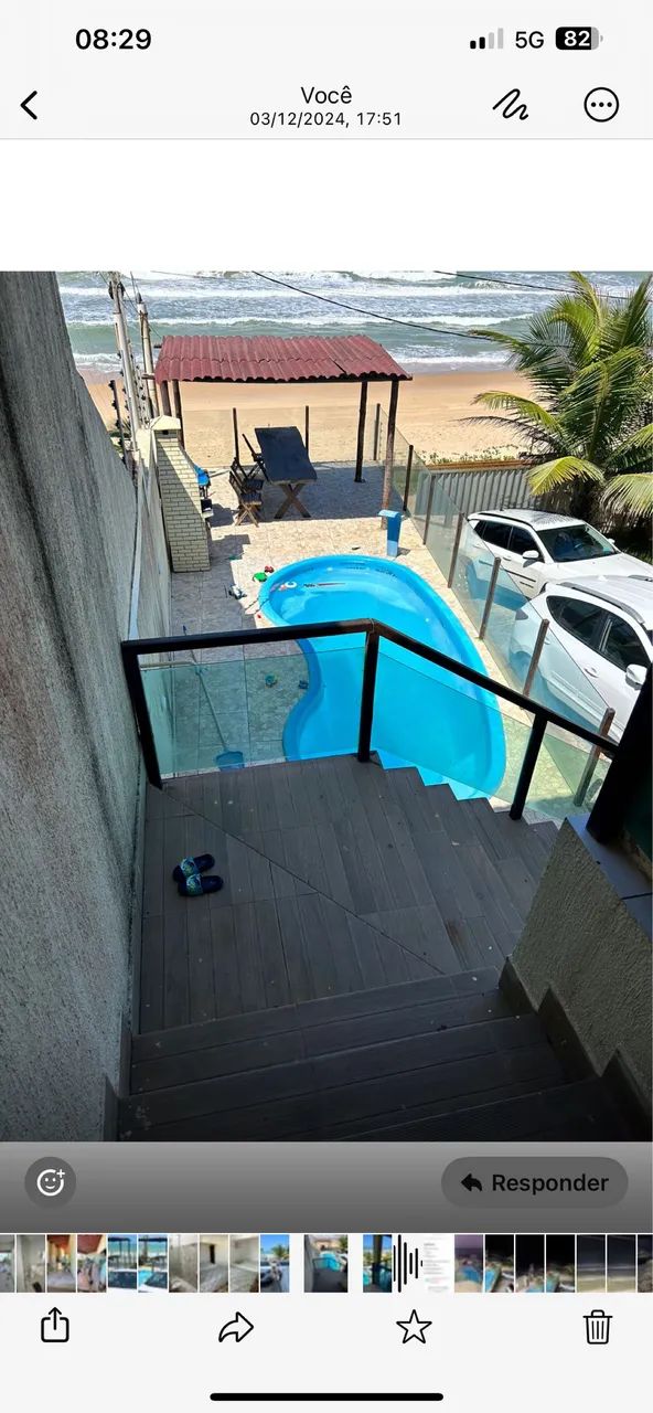 Casa temporada praia Tabatinga beira mar - Foto 3