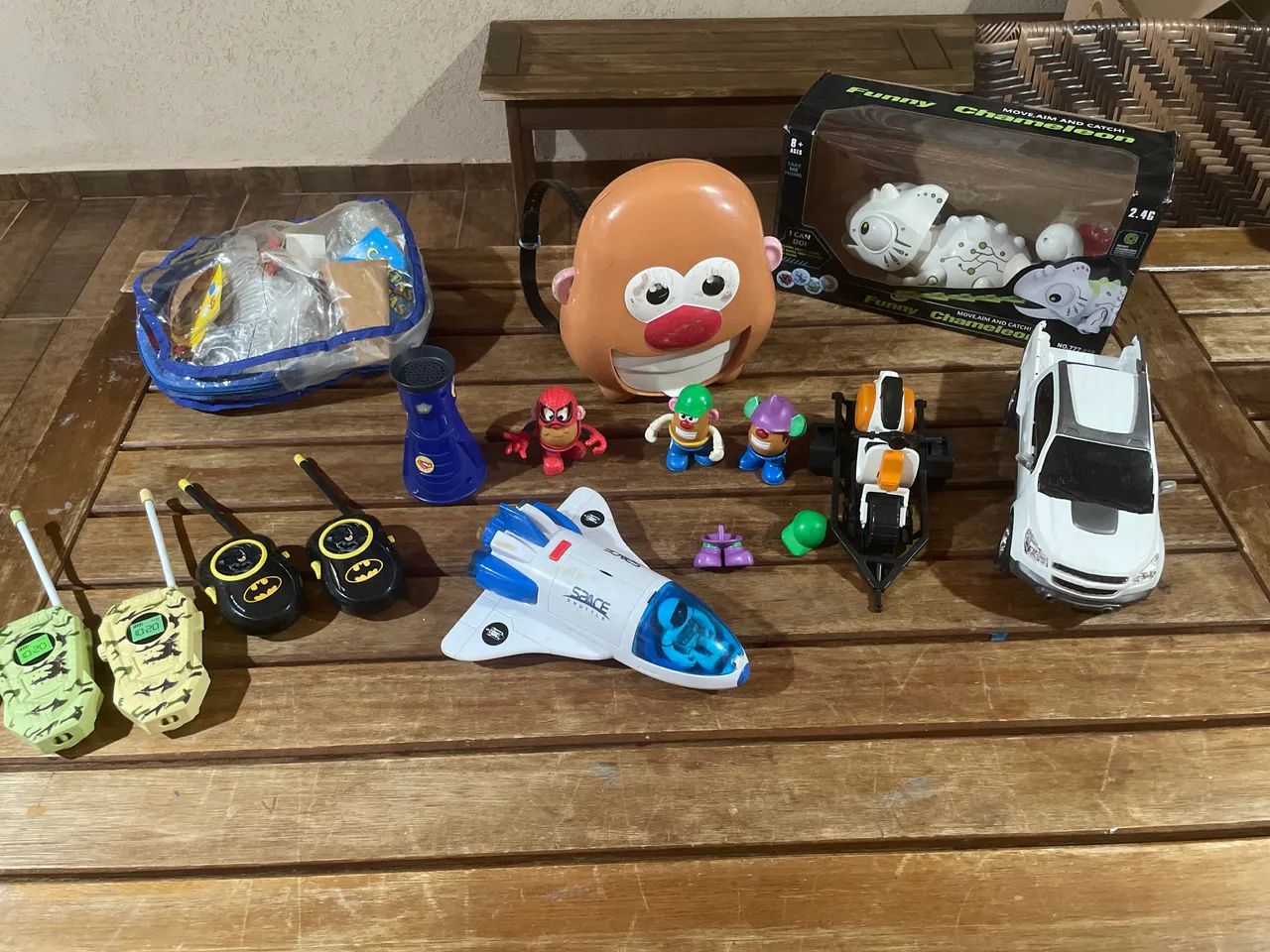LOTE CAMALEÃO E DIVERSOS BRINQUEDOS 