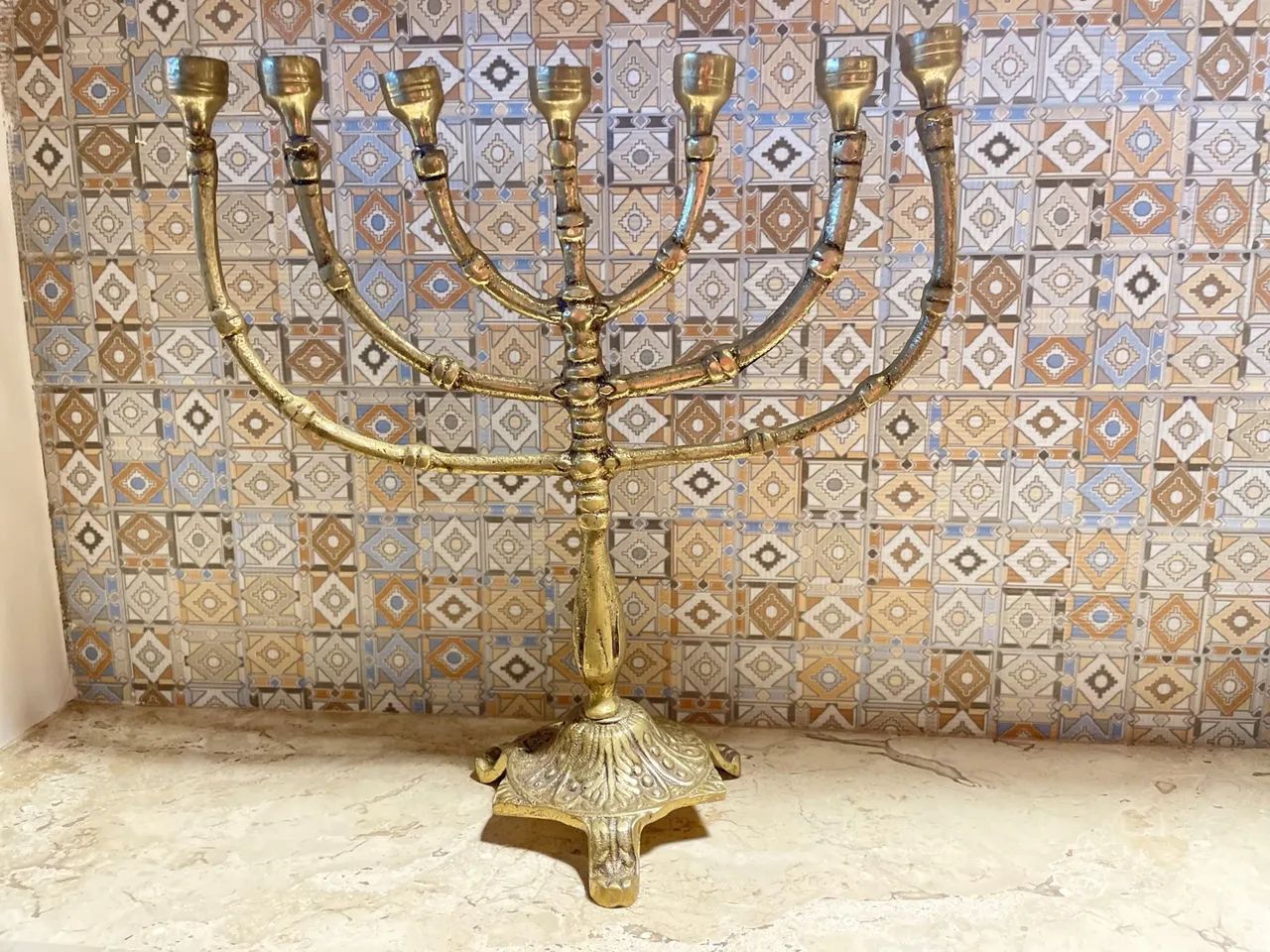 Menorá Candelabro Judaico 