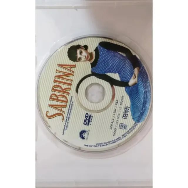 dvd sabrina 1954 - ótimo estado - original  - Foto 3