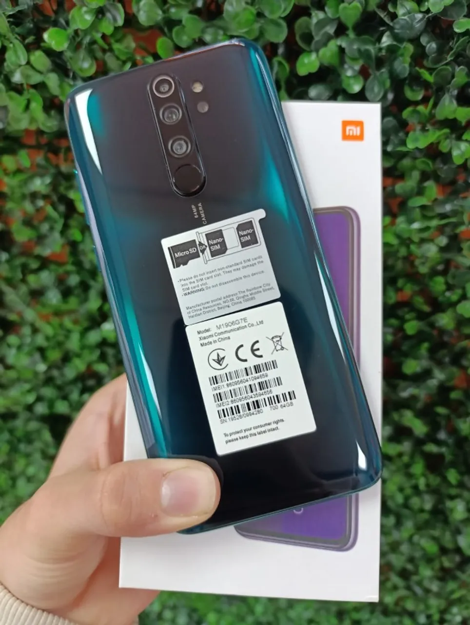 XIAOMI REDMI NOTE 8 PRO 64GB/6GB RAM - 1 ANO DE GARANTIA