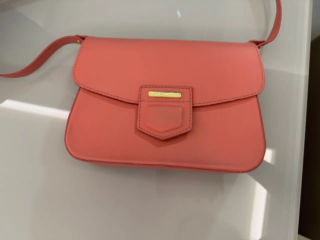 Bolsa de Ombro Original Rosa Blush Raphael Booz
