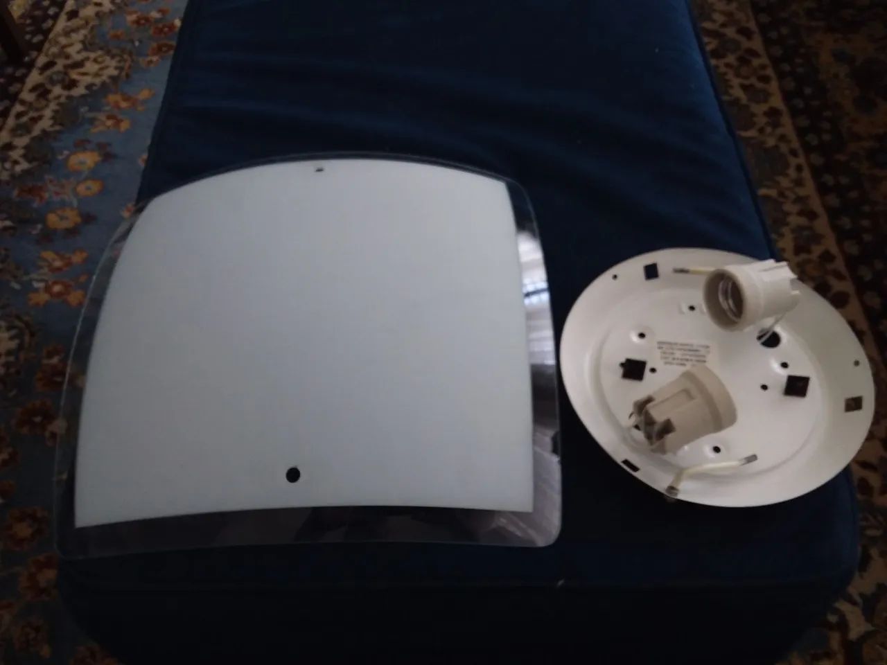 Lustre de cristal com 2 bocais - Foto 2