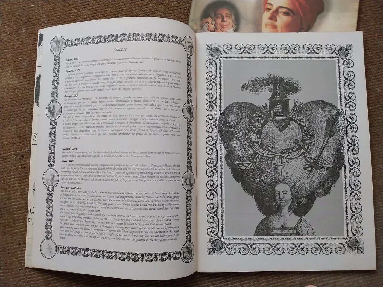 Carlota Joaquina: Princesa do Brasil - Revista Promocional do filme Ano 1995 - Foto 3