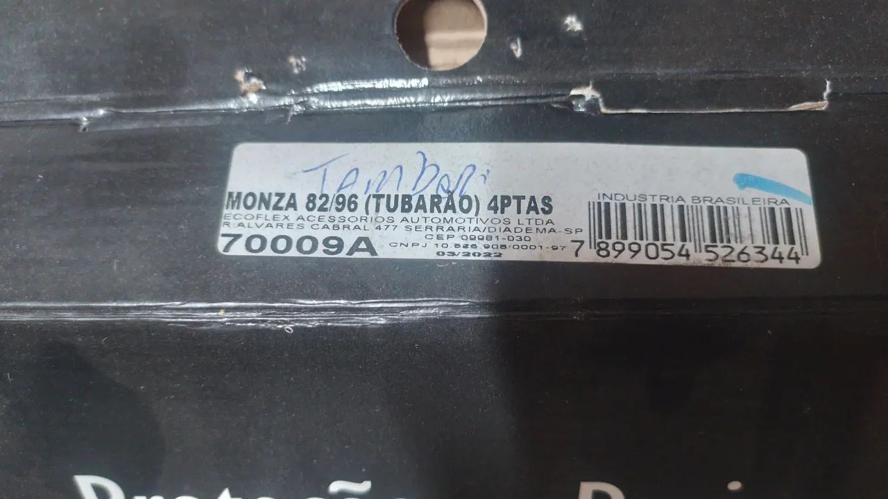 Acessório  veículo monza 86 a 92 nova ,3 peças  - Foto 2