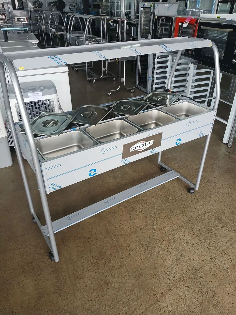 Buffet Térmico Spolu 8 Cubas Para Restaurantes  - Foto 4