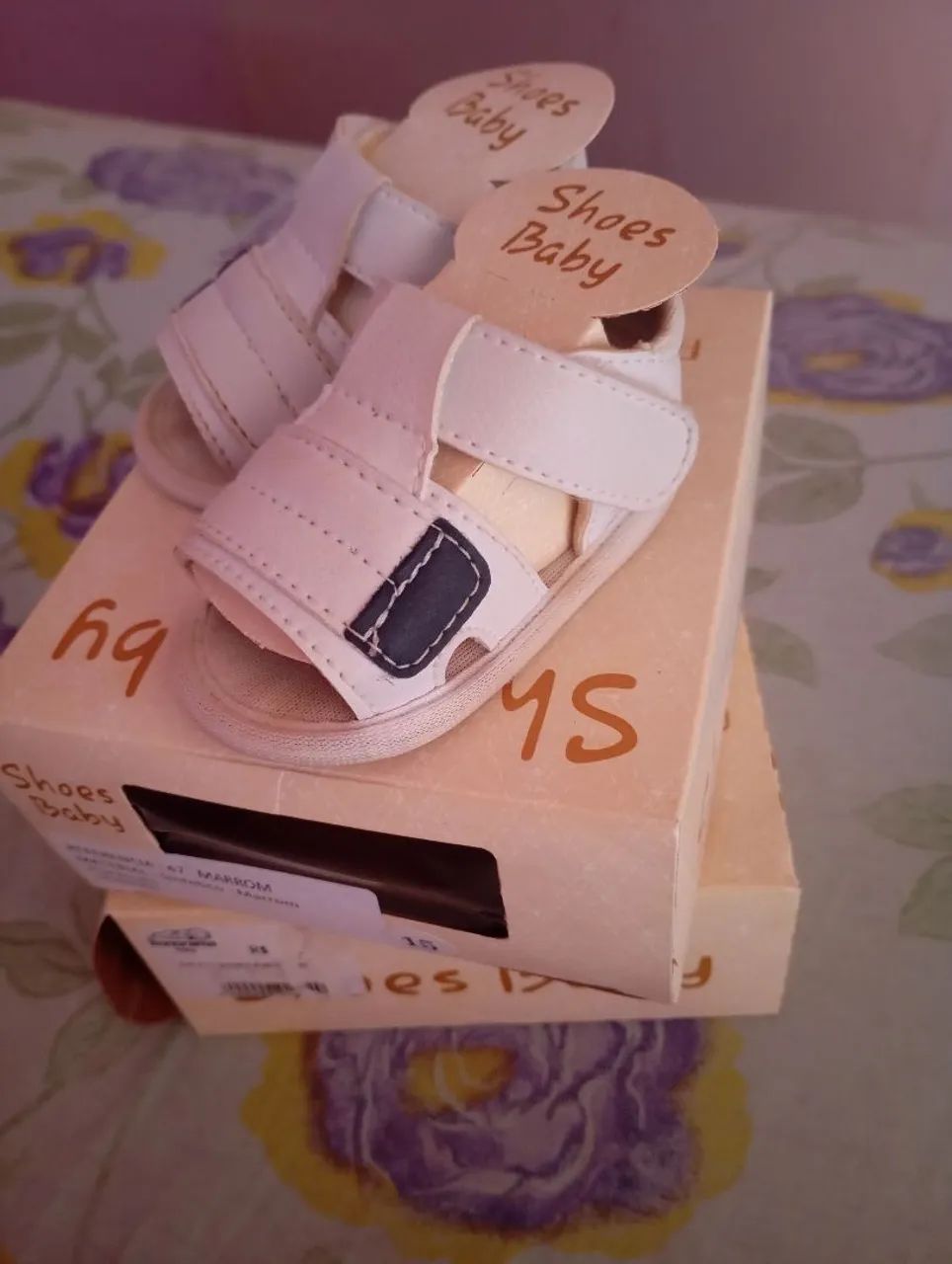 Sapato bebê menino Tamanho 15 NOVO's 