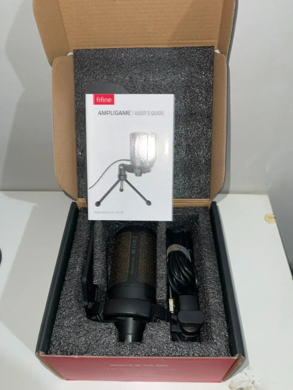 Microfone Gamer FIFINE AmpliGame A6V RGB - Foto 2