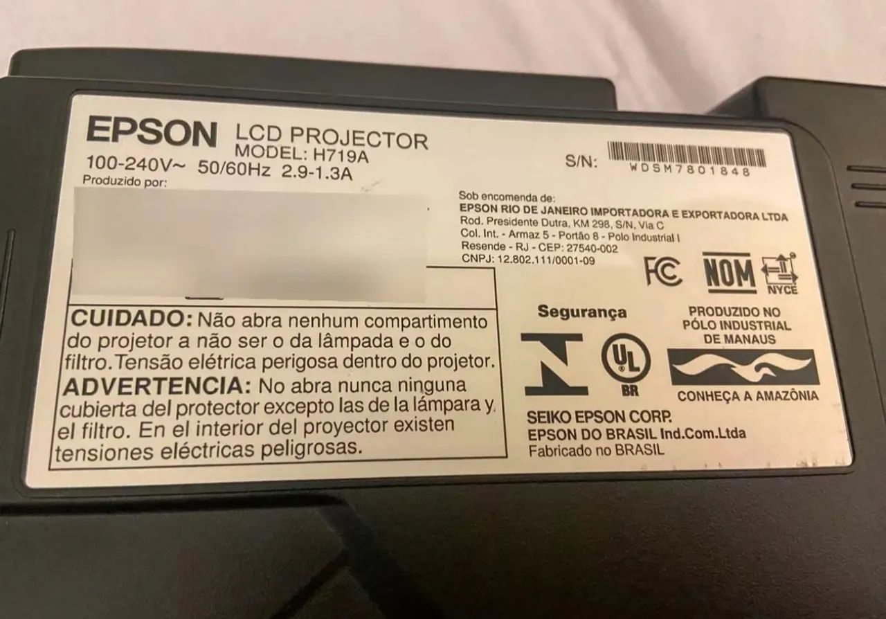 Projetor Epson 3lcd H719A - Foto 4