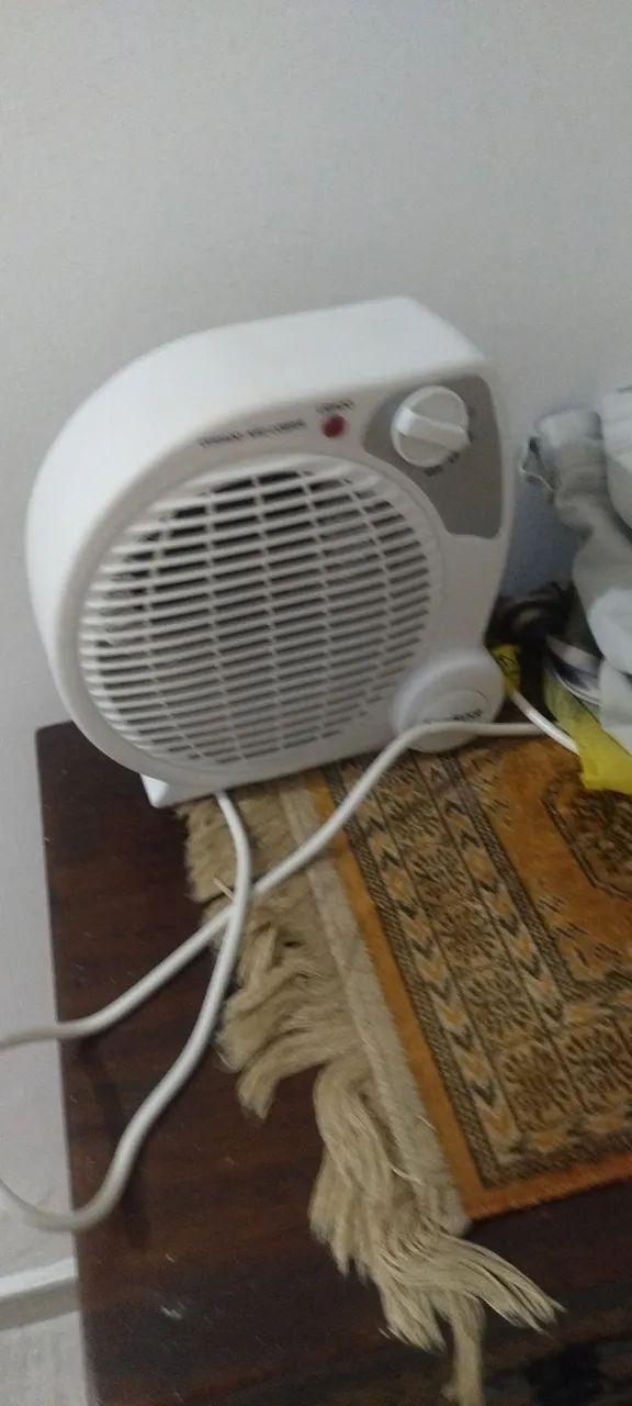 Vendo um ventilador e aquecedor 