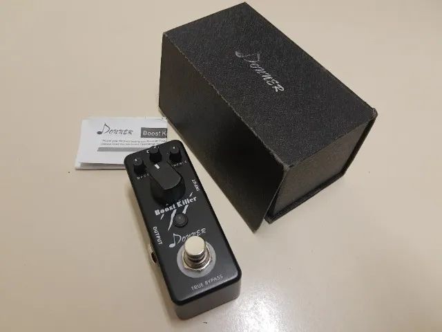 Pedal Donner Boost Killer perfeito com manual na caixa original - Foto 2