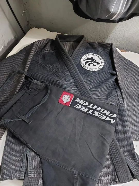 Kimono de Jiu-Jitsu Mestre Fighter A2 - Foto 3
